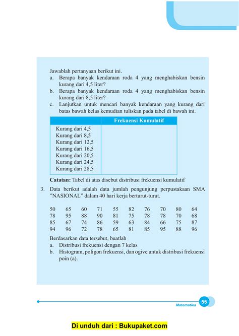 Buku Siswa Matematika Sma Kelas Edisi Revisi Dina Widiastuti