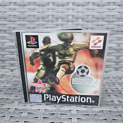 Iss Pro Evolution Ps1 Playstation 1 Game Complete With Manual Broken