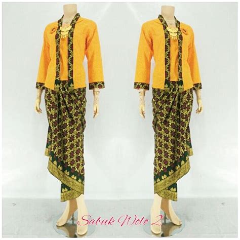 16 Trend Masa Kini Gambar Baju Batik Kebaya