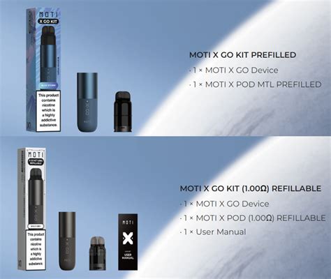 Moti X Go Kit Preview Pre Filled Or Refillable Pod Compatible Ecigclick