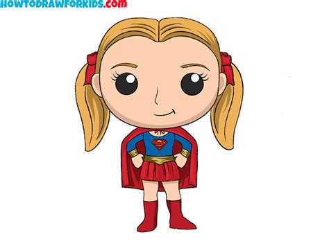 Superwoman Cartoon Drawings