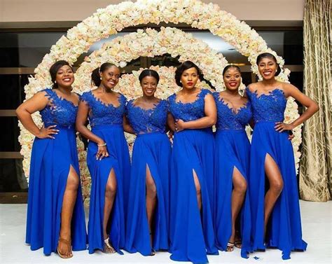 Royal Blue Dress For Bridesmaid