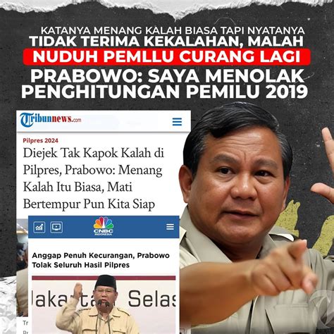 Fajar On Twitter Kata Pak Prabowo Subianto Menang Kalah Biasa Eh