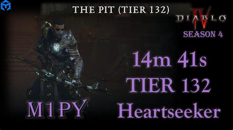 The Fishing Is Real Tier 132 Pit Heartseeker Rogue Diablo IV