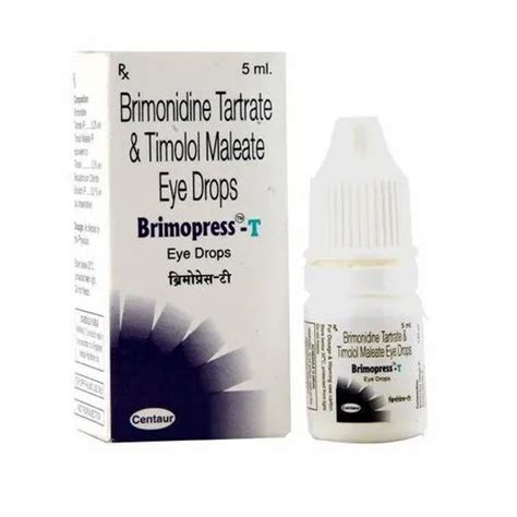 Centaur Brimonidine Tartrate And Timolol Maleate Eye Drops At Rs 39584