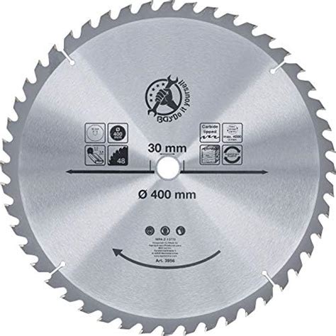 BGS Diy 3956 Lame de scie circulaire en métal dur Ø 400 x 30 x 3 4