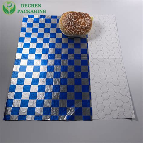 Aluminum Food Wrapping Hamburger Wrap Foil Paper Roll Aluminium