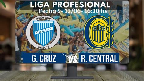 EN VIVO Godoy Cruz Vs Rosario Central Fecha 5 Liga Profesional