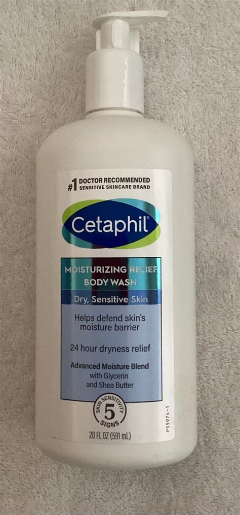 Cetaphil Moisturizing Relief Body Wash Dry Sensitive Skin 20 Fl Oz