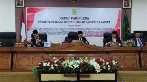 Dprd Natuna Gelar Paripurna Di Hari Bersamaan Sahkan Apbd Rp