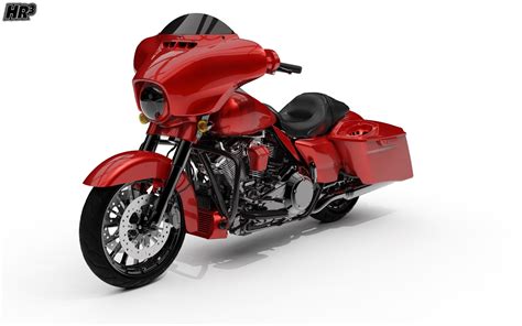 HR3 Body Kit Fairing For Harley Touring Street Glide 2018 2019 Wicked Red