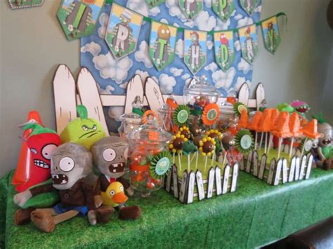 Plants Vs Zombies Birthday Party Ideas Photo 4 Of 19 Plants Vs