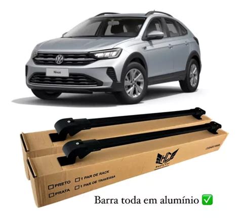 Travessa De Teto Nivus 2020 A 2023 Rack Slim Barra Alumínio