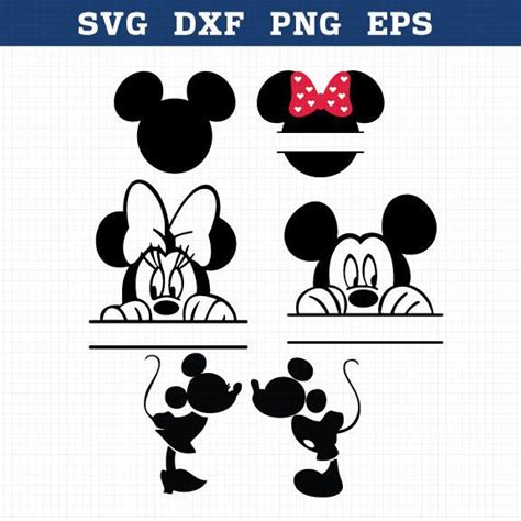 Mickey Monogram Svg Minnie Monogram Svg Minnie Mouse Svg Mickey