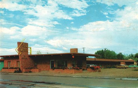 Vintage Postcard Park Motel Highway 14 - 20 Cody Wyoming 1960'S Cars ...