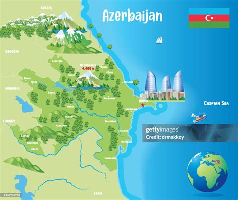 Azerbaijan Map High-Res Vector Graphic - Getty Images