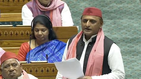 Akhilesh Yadav In Lok Sabha Jabs Bjp On Neet Paper Leak Row Evm Jobs India Today