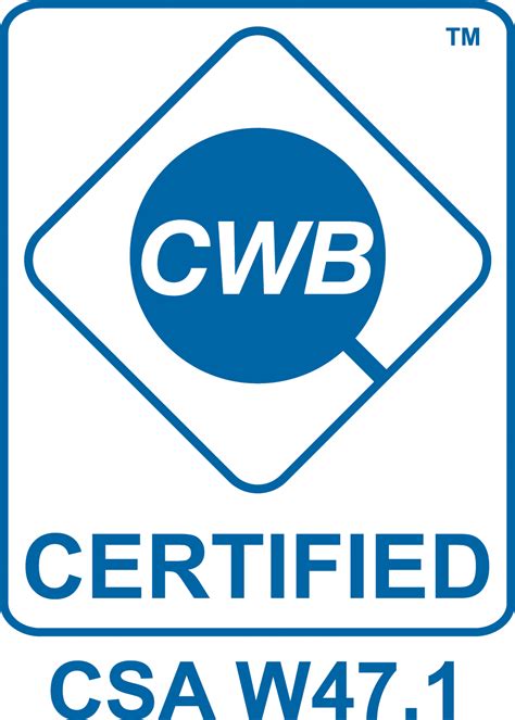 Canadian Welding Bureau Cwb Certified Mainland Machinery