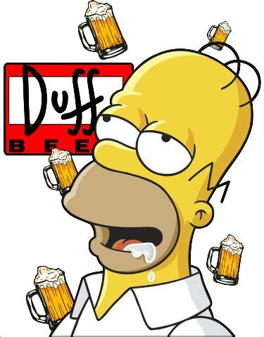 Homero Homero Pensando Homero Cerveza Homero Simpson Cerveza