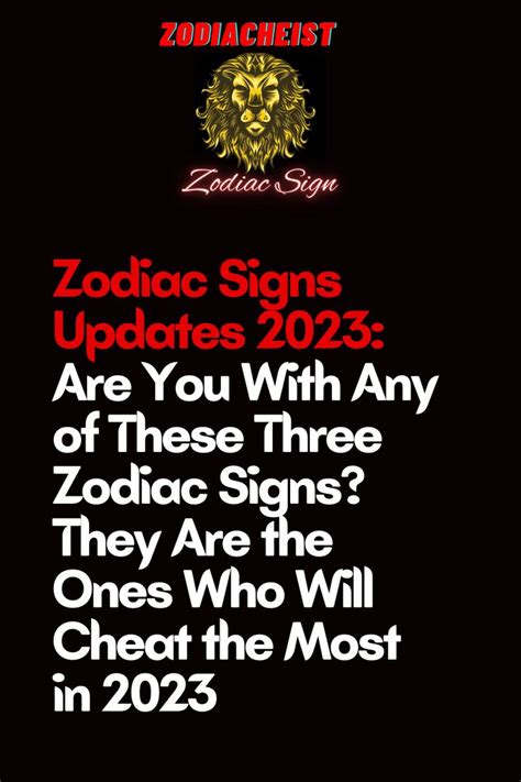 Zodiac Signs Are You With Any Of These Three Zodiac Signs They Are The