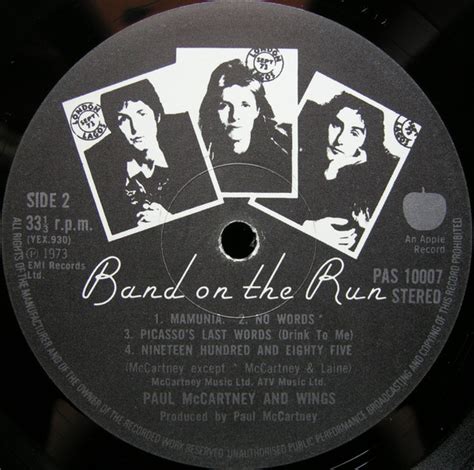 Wings - Band On The Run - Used Vinyl - High-Fidelity Vinyl Records and ...