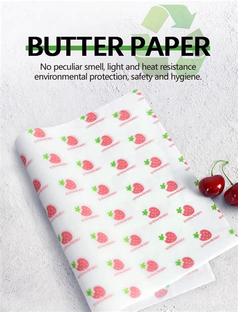 Wins Flying Burger Kraft Grease Proof Reusable Parchment Baking Butter