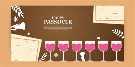 Premium Vector Vector Illustration Happy Passover Greeting