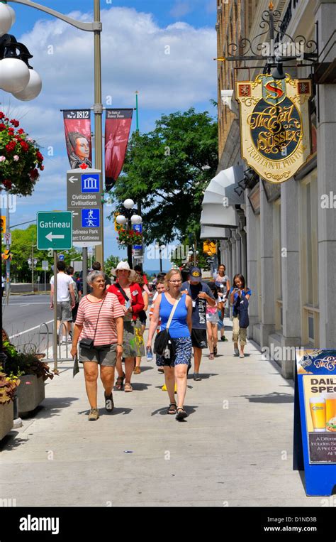 Bayward Market Shopping District Downtown Ottawa Ontario Canada