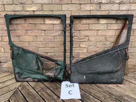 British Army Military Vehicle Austin Champ Doors Pair Set C £2000