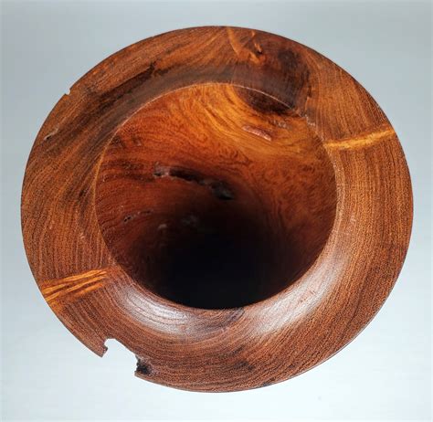 Texas Mesquite Wood Decorative Vessel Vase Artist Made Etsy