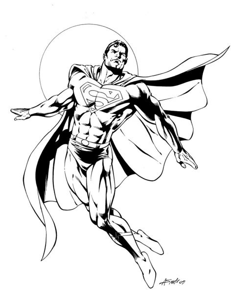 Coloriage Superman gratuit à imprimer