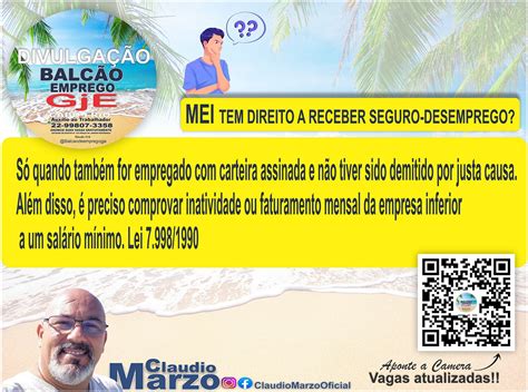 Mei Tem Direito A Seguro Desemprego - MEI TEM DIREITO A RECEBER SEGURO-DESEMPREGO?