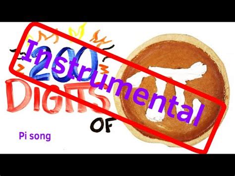 200 Digits Of Pi Song INSTRUMENTAL YouTube