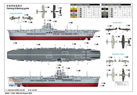 Ilk65307 1350 I Love Kit Hms Ark Royal 1939 Sprue Brothers Models Llc