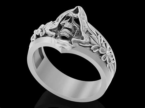 Skull Ring Gold Printable Jewelry 3d Model 3d Model 3d Printable Cgtrader