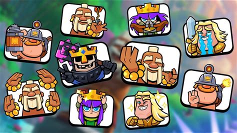 All Champion Emotes In Clash Royale Outdated Youtube