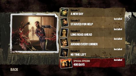 The Walking Dead 400 Days Screenshots For Windows Mobygames