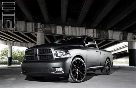 Matte Black Ram Performance Truck by Exclusive Motoring | Ram trucks ...