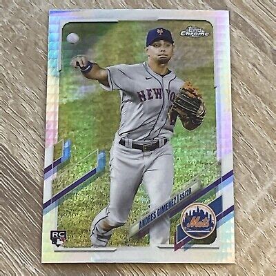 2021 Topps Chrome Andres Gimenez RC 88 Prism Refractor Cleveland