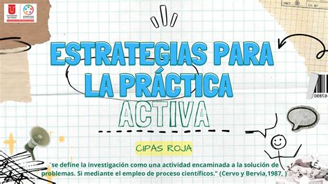 Calam O Estrategias Para La Pr Ctica Activa