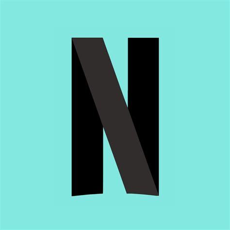 Netflix Logo | Mint blue, Black logo, Iphone icon