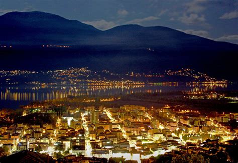 Nacht über Locarno Locarno Switzerland At Night Prinz Wilbert