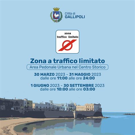 Attiva La Zona A Traffico Limitato Nel Centro Storico Di Gallipoli