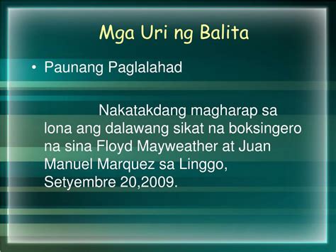 Uri Ng Pahayag Pptx Mga Uri Ng Pahayag Paglalahad Paglalarawan Uri Ng