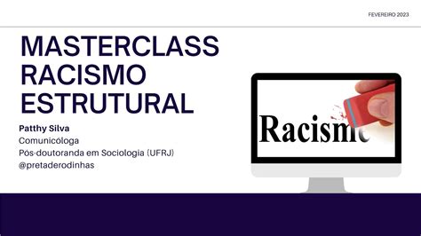 Minicurso Racismo Estrutural YouTube