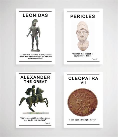 Printable Ancient Greek Leaders Poster - Etsy