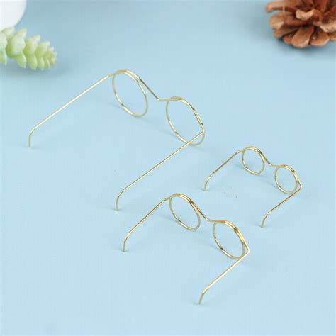 510pcs Fashion Round Frame Lensless Retro Cool Doll Glasses For 92530cm D S1 Ebay