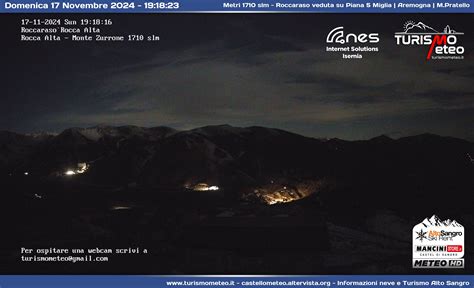 Webcam Roccaraso Piana Cinque Miglia Pizzalto Pratello Aremogna