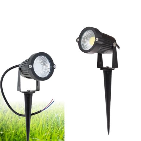 kit 6 Luminária Espeto Jardim Cob Led luz w Prova Dágua Bivolt Shopee