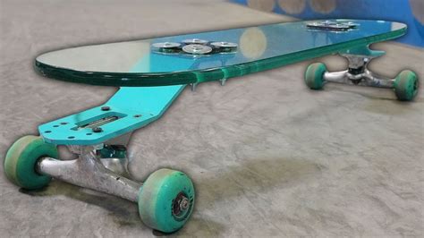 The Suspension Glass Skateboard Youtube